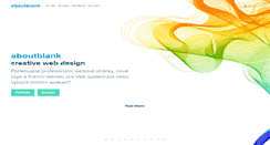 Desktop Screenshot of aboutblank.cz