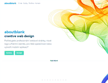 Tablet Screenshot of aboutblank.cz
